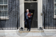 Prime Minister Kier Starmer Leaving For PMQs in London, UK.