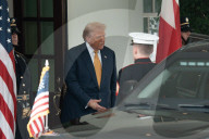 Crown Prince Of Bahrain Arrives At The White House On July 16, 2025.