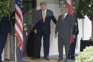 DC: President Trump and Crown Prince and PM Hamad Al Khalifa hold a White House bilateral meeting