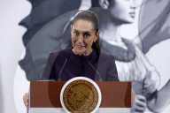 Mexico’s President Claudia Sheinbaum Holds Briefing Conference