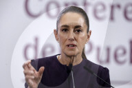 Mexico’s President Claudia Sheinbaum Holds Briefing Conference