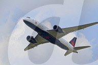 Airplanes Depart From Toronto Pearson International Airport In Mississauga, Ontario, On July 16, 2025.