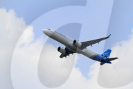 Airplanes Depart From Toronto Pearson International Airport In Mississauga, Ontario, On July 16, 2025.