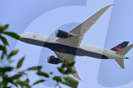 Airplanes Depart From Toronto Pearson International Airport In Mississauga, Ontario, On July 16, 2025.