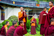 The Buddhist Monastery In Nepal