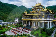 The Buddhist Monastery In Nepal