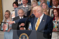 President Trump Signed An Anti-fentanyl Act In The East Room Of The White House In Washington