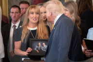 President Trump Signed An Anti-fentanyl Act In The East Room Of The White House In Washington