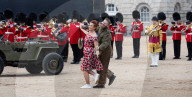 The Household Division presents 'Heros'. British Army's 'Military Musical Spectacular' a summer celebration at Horseguards Parade, London, UK.