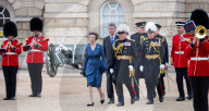 The Household Division presents 'Heros'. British Army's 'Military Musical Spectacular' a summer celebration at Horseguards Parade, London, UK.