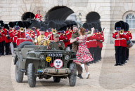 The Household Division presents 'Heros'. British Army's 'Military Musical Spectacular' a summer celebration at Horseguards Parade, London, UK.