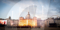 The Household Division presents 'Heros'. British Army's 'Military Musical Spectacular' a summer celebration at Horseguards Parade, London, UK.