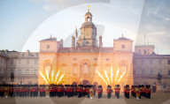The Household Division presents 'Heros'. British Army's 'Military Musical Spectacular' a summer celebration at Horseguards Parade, London, UK.