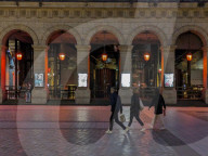 Evening Scene At Opera National De Lyon