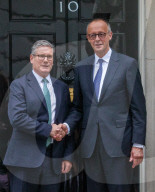 Keir Starmer Meets Friedrich Merz In Downing Street