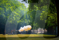 Special Military celebrations in London for Her Majesty The Queen's Birthday in Green Park, London, UK.