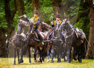 Special Military celebrations in London for Her Majesty The Queen's Birthday in Green Park, London, UK.