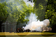 Special Military celebrations in London for Her Majesty The Queen's Birthday in Green Park, London, UK.