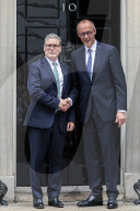 Keir Starmer Greets Friedrich Merz to No10