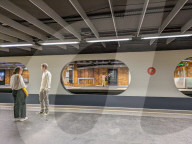 People Waiting At Metro Station In Lyon