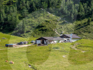Wetterstein Alpine Pasture And Mountain Lodge In The Eastern Alps