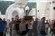 Syrians Hold Funeral For Woman Killed In Israeli Airstrike On Damascus