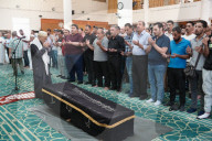 Syrians Hold Funeral For Woman Killed In Israeli Airstrike On Damascus