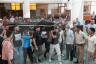 Syrians Hold Funeral For Woman Killed In Israeli Airstrike On Damascus