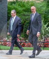 Keir Starmer Meets Friedrich Merz In Downing Street