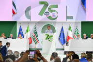 Prime Minister Giorgia Meloni at the 20th CISL Confederal Congress