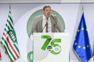 Prime Minister Giorgia Meloni at the 20th CISL Confederal Congress
