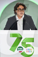 Prime Minister Giorgia Meloni at the 20th CISL Confederal Congress
