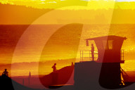 Sunset In Huntington Beach California