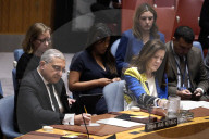  NY: Security Council Meeting On The Situation In The Middle East 