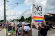 No Kings Good Trouble Protest In Cincinnati, Ohio