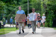 No Kings Good Trouble Protest In Cincinnati, Ohio