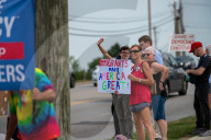 No Kings Good Trouble Protest In Cincinnati, Ohio