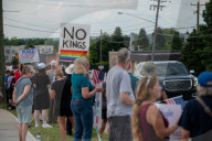 No Kings Good Trouble Protest In Cincinnati, Ohio