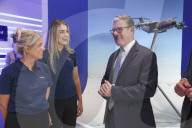 Prime Minister Keir Starmer and Friedrich Merz visit Airbus