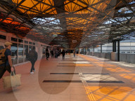 Covered Footbridge At Gare De Lyon-Perrache