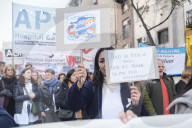 March In Defense Of Garrahan Hospital And Argentine Public Health.