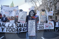 March In Defense Of Garrahan Hospital And Argentine Public Health.