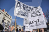 March In Defense Of Garrahan Hospital And Argentine Public Health.