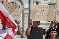 Anti Immigration Protest In Wadowice, Poland