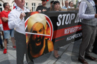 Anti Immigration Protest In Wadowice, Poland