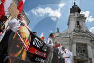 Anti Immigration Protest In Wadowice, Poland