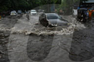 Heavy Rain Caused Waterlogging In Kolkata. 