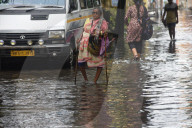 Heavy Rain In Kolkata, India
