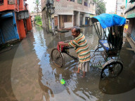 Heavy Rain In Kolkata, India