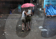 Monsoon Rain In Kolkata, India